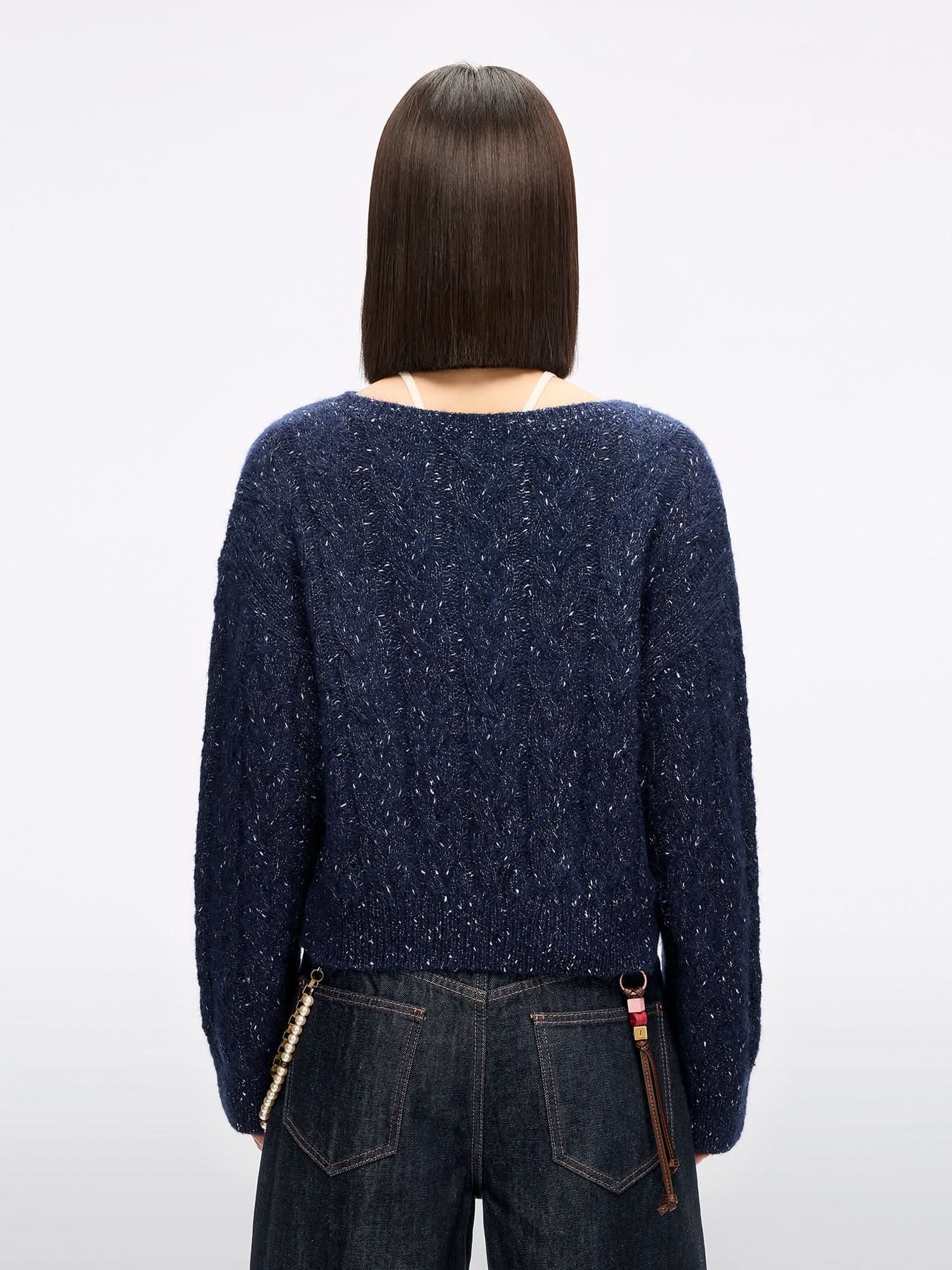 Alpaca Yarn Knit Top