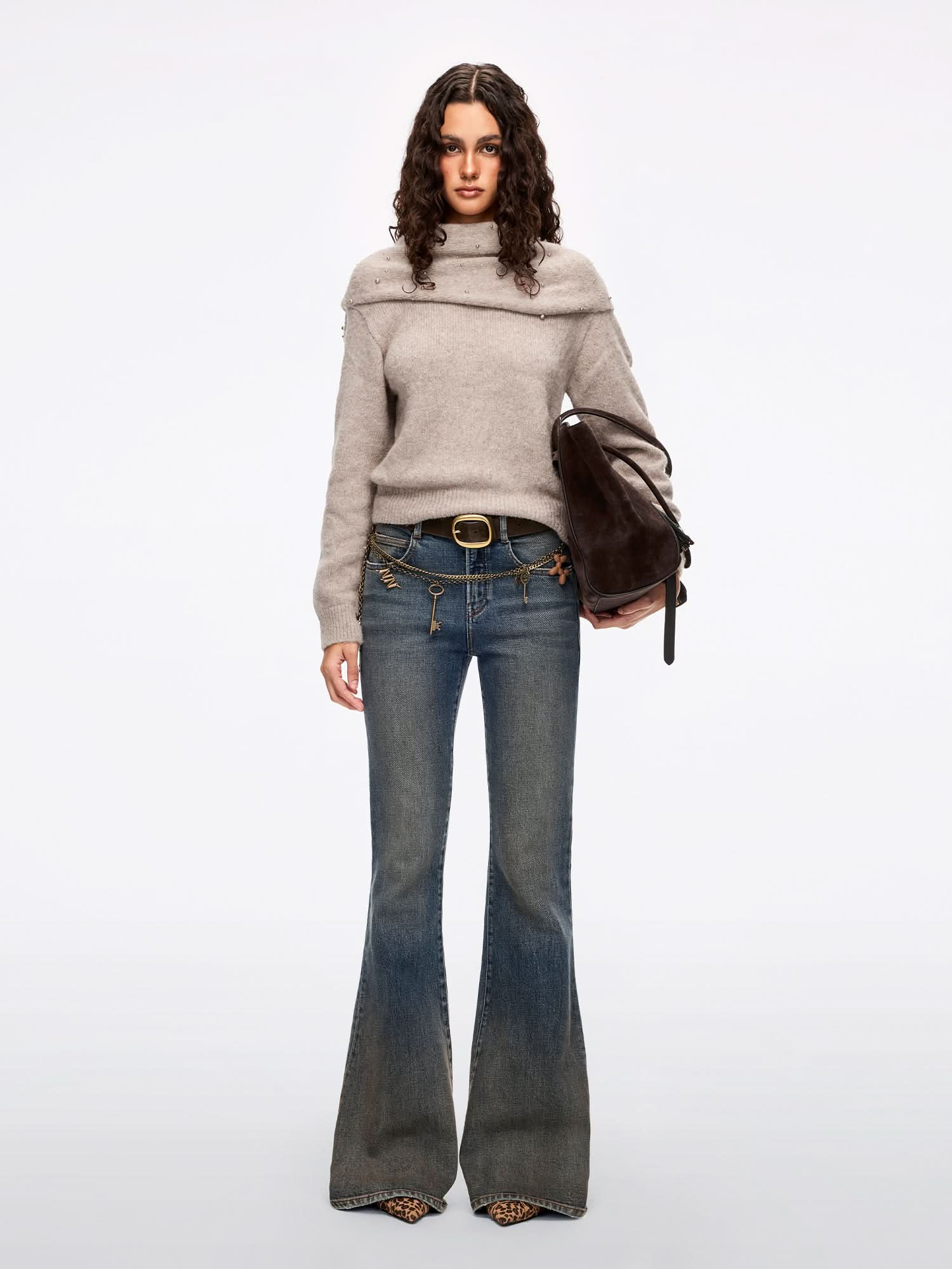 Shawl Knit Top
