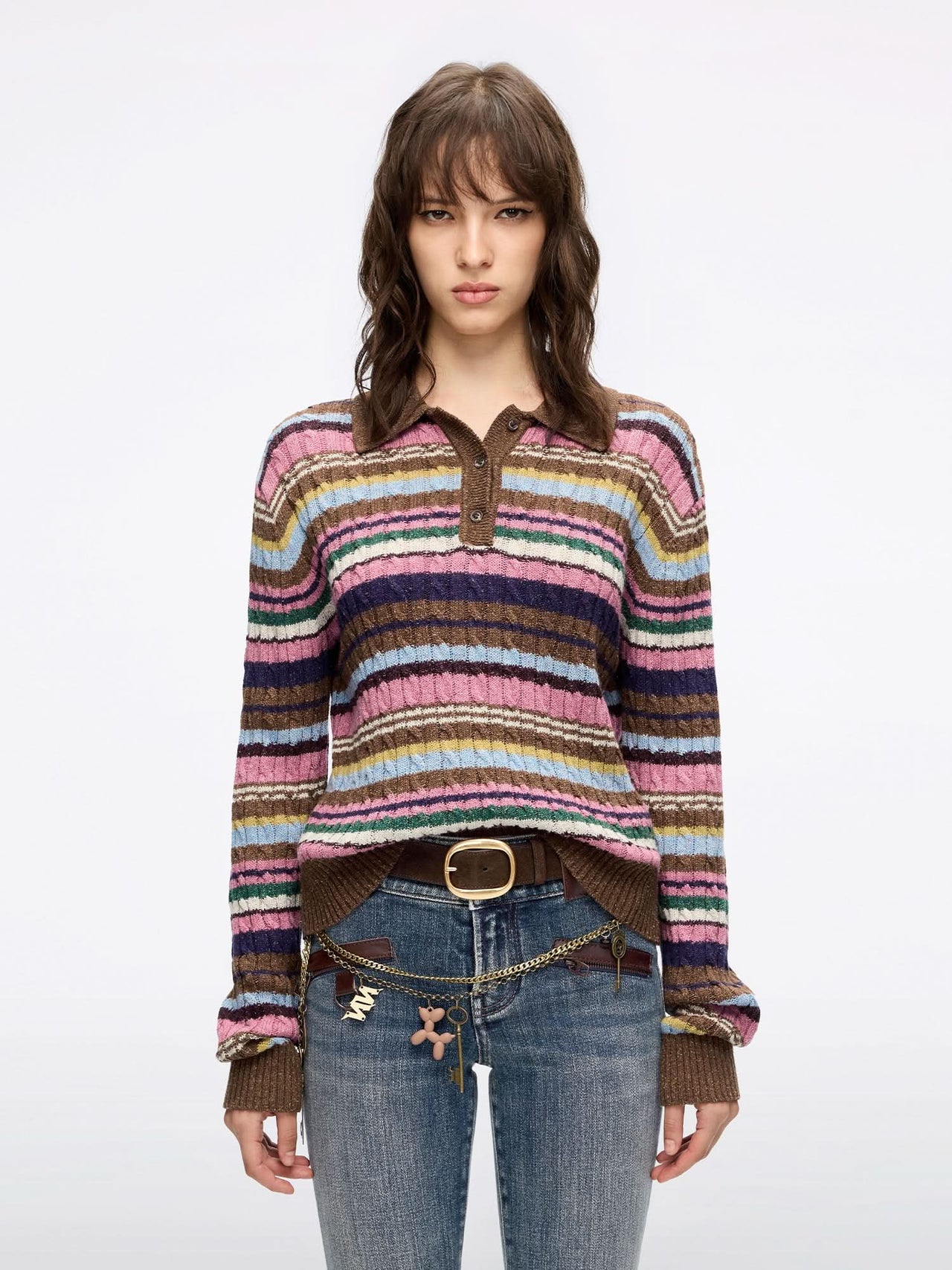 Striped Knit Sweater