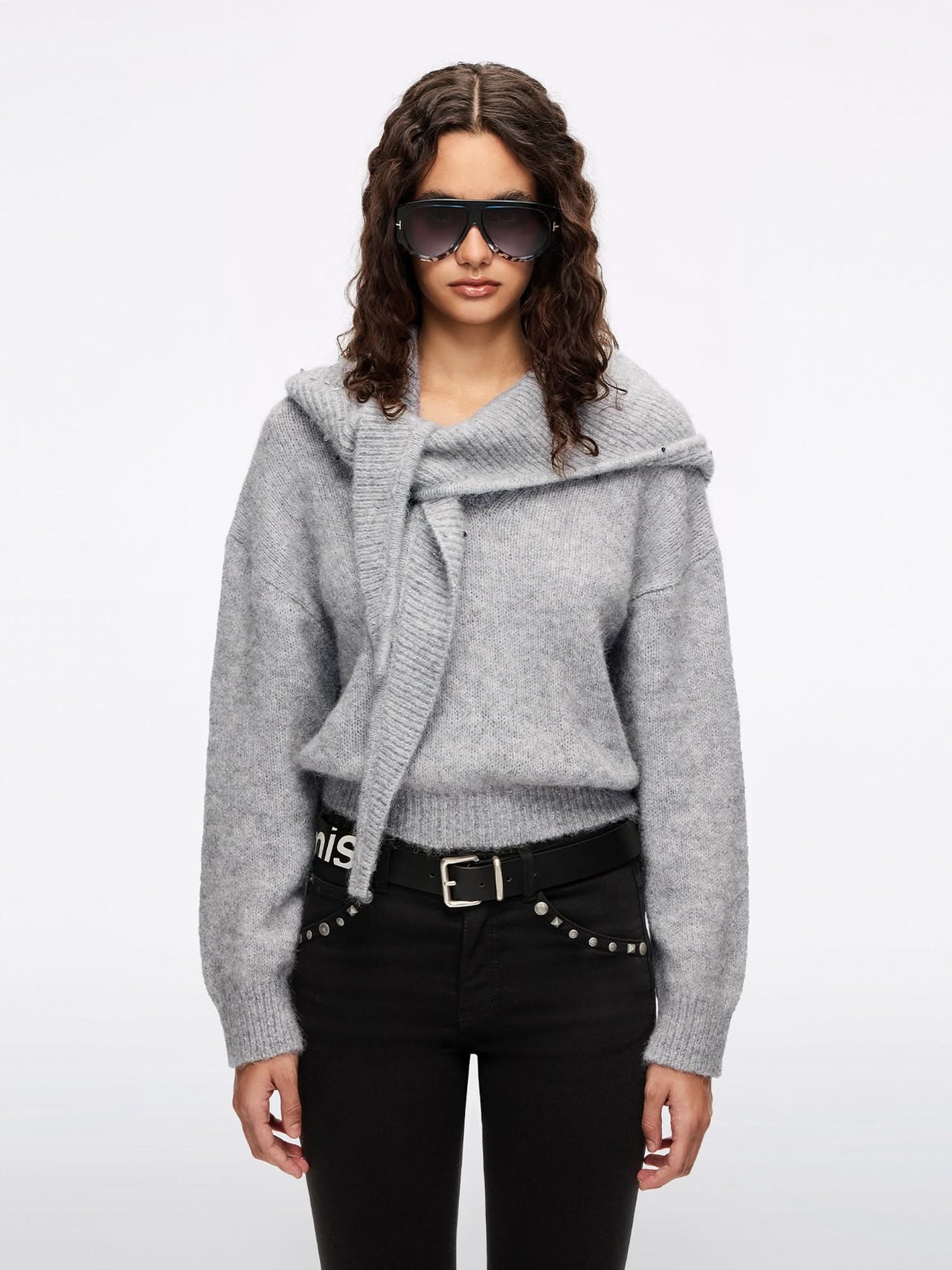 Embellished Knit Top