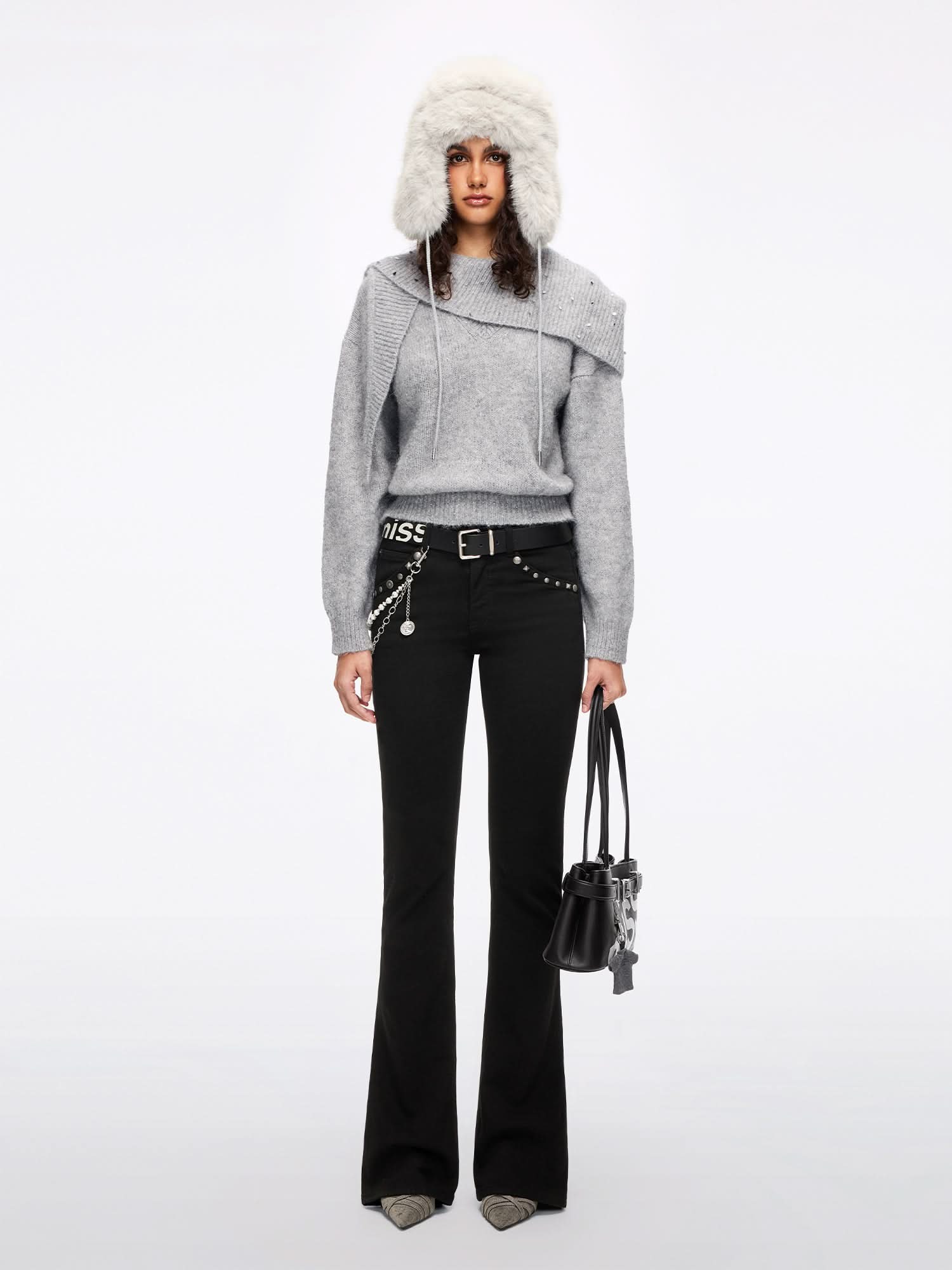 Embellished Knit Top