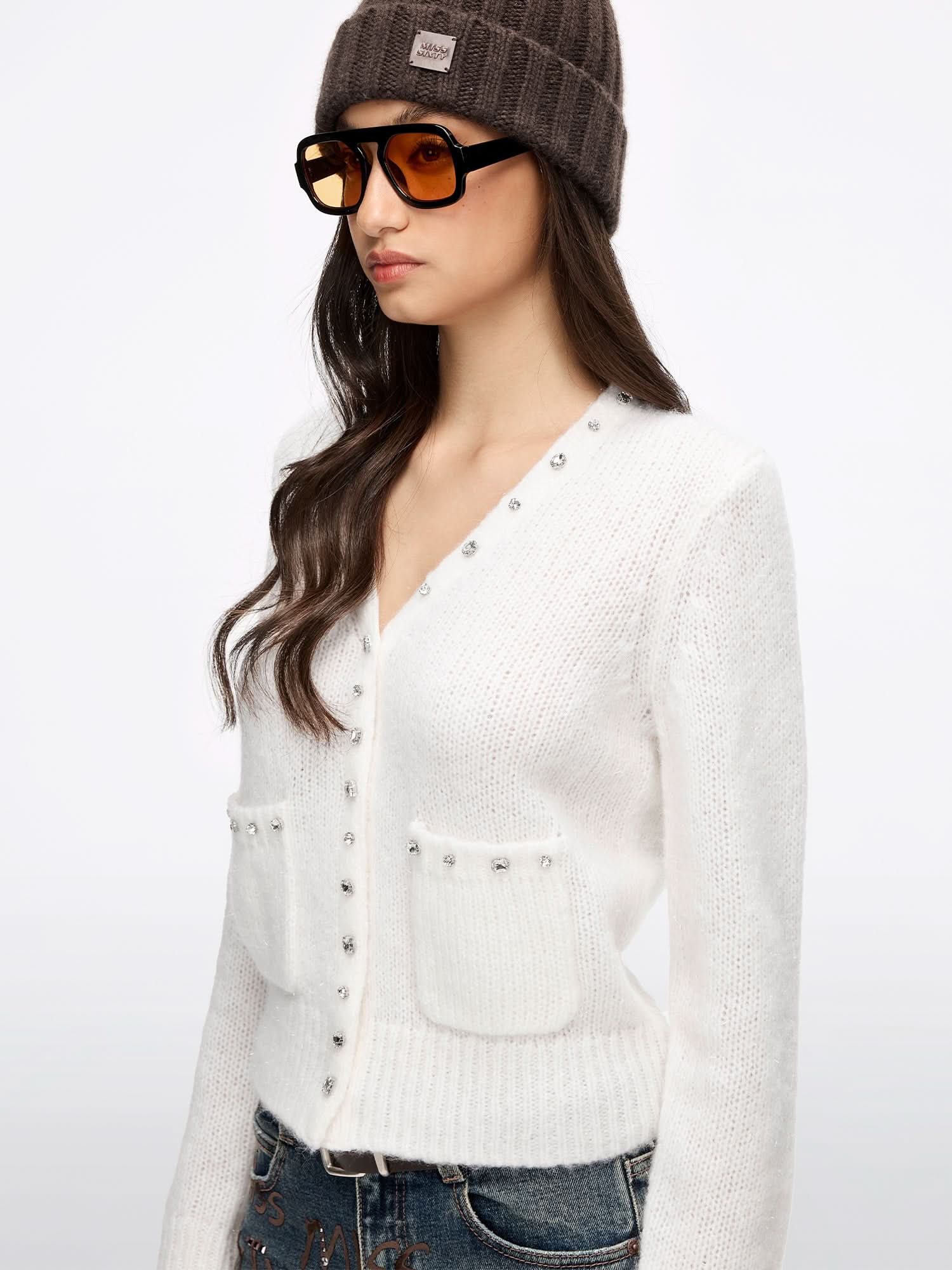 Mohair Blend Cardigan