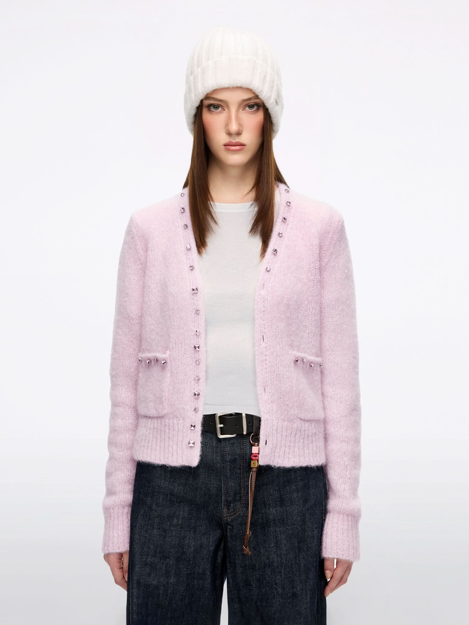 Mohair Blend Cardigan