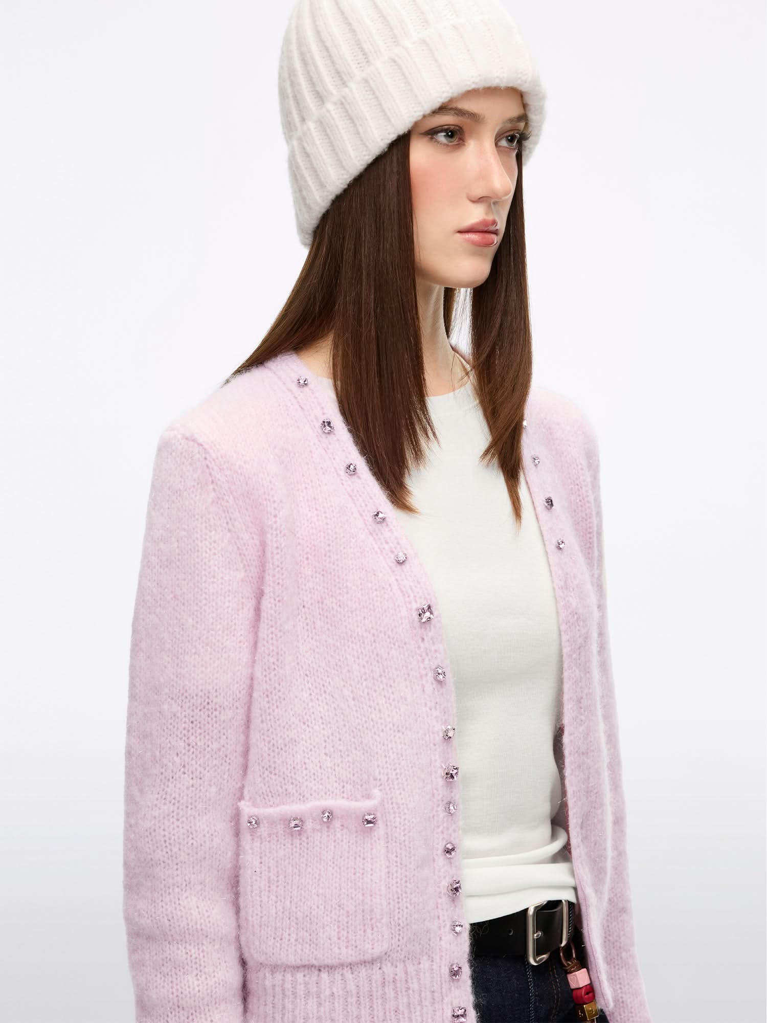 Mohair Blend Cardigan