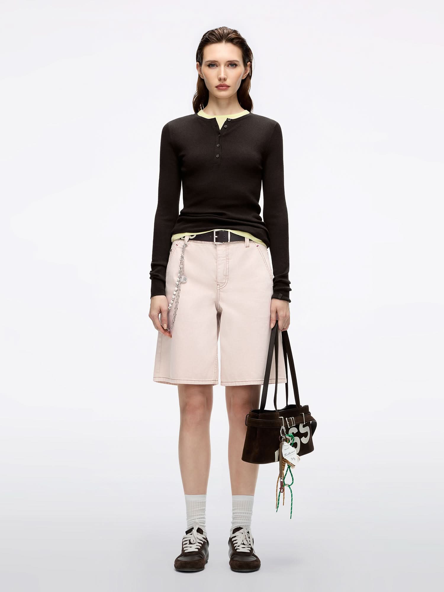 Faux Layered Knit Top