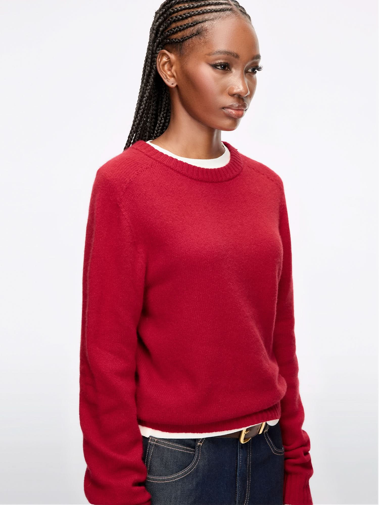 Crew Neck Wool Sweater