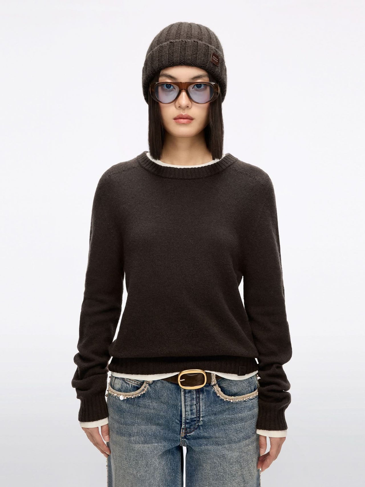 Crew Neck Wool Sweater