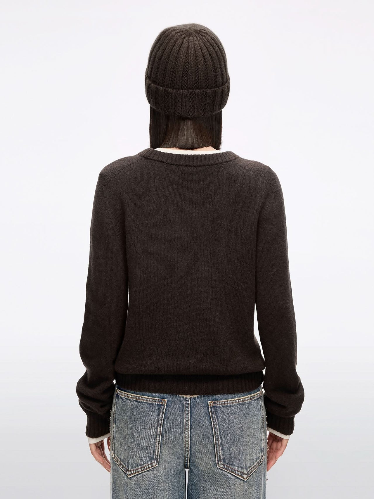 Crew Neck Wool Sweater