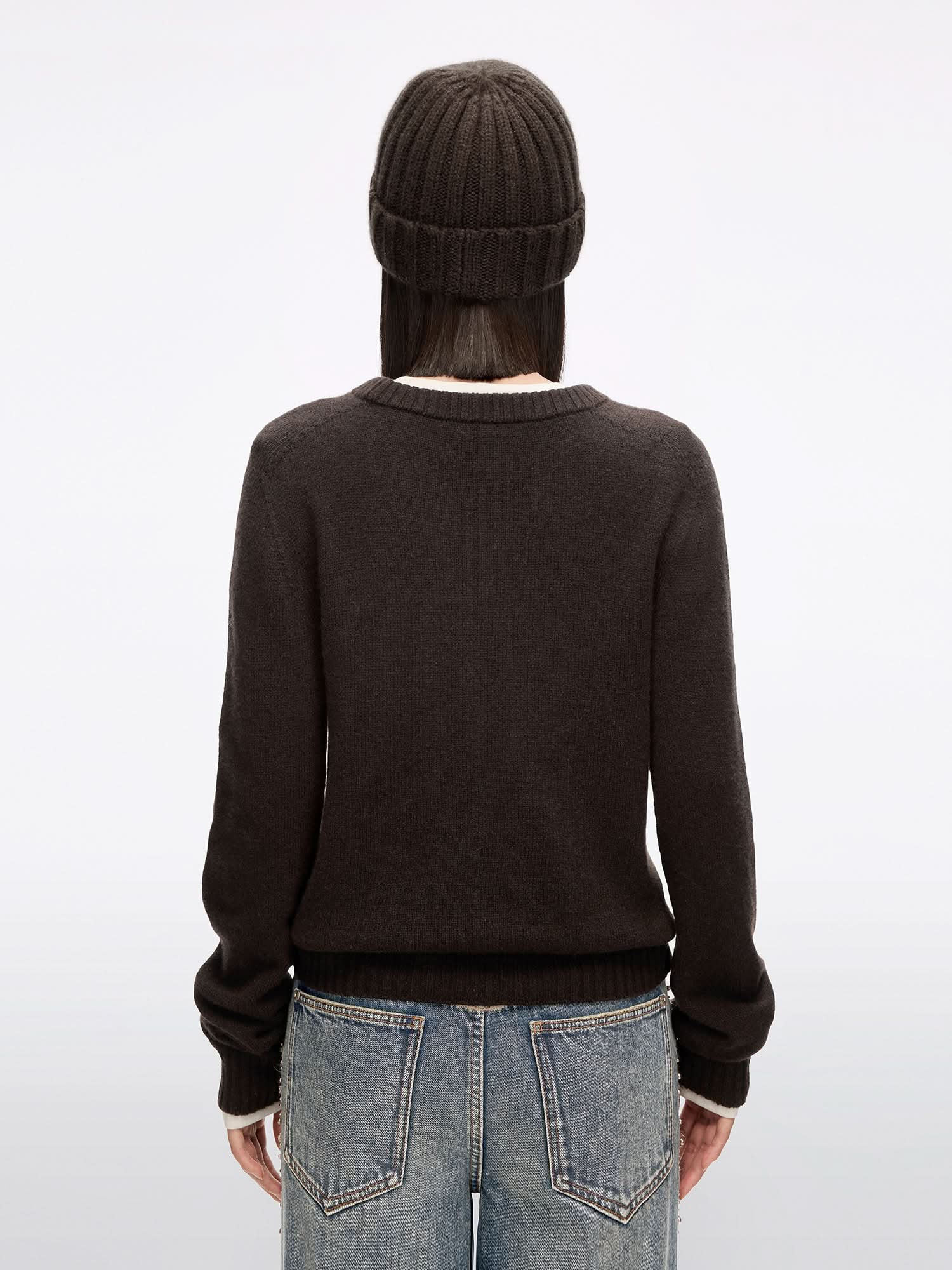 Crew Neck Wool Sweater