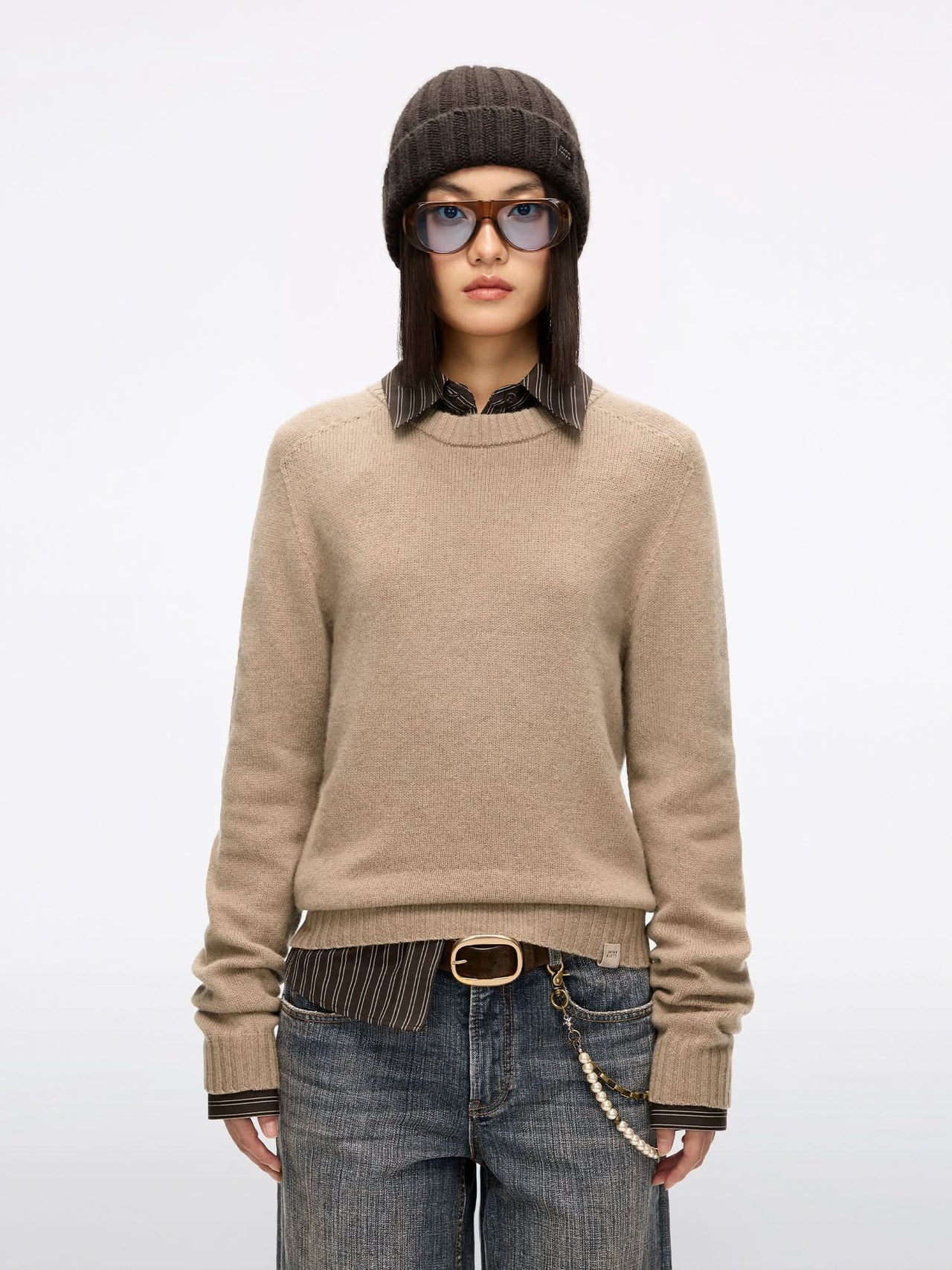 Crew Neck Wool Sweater