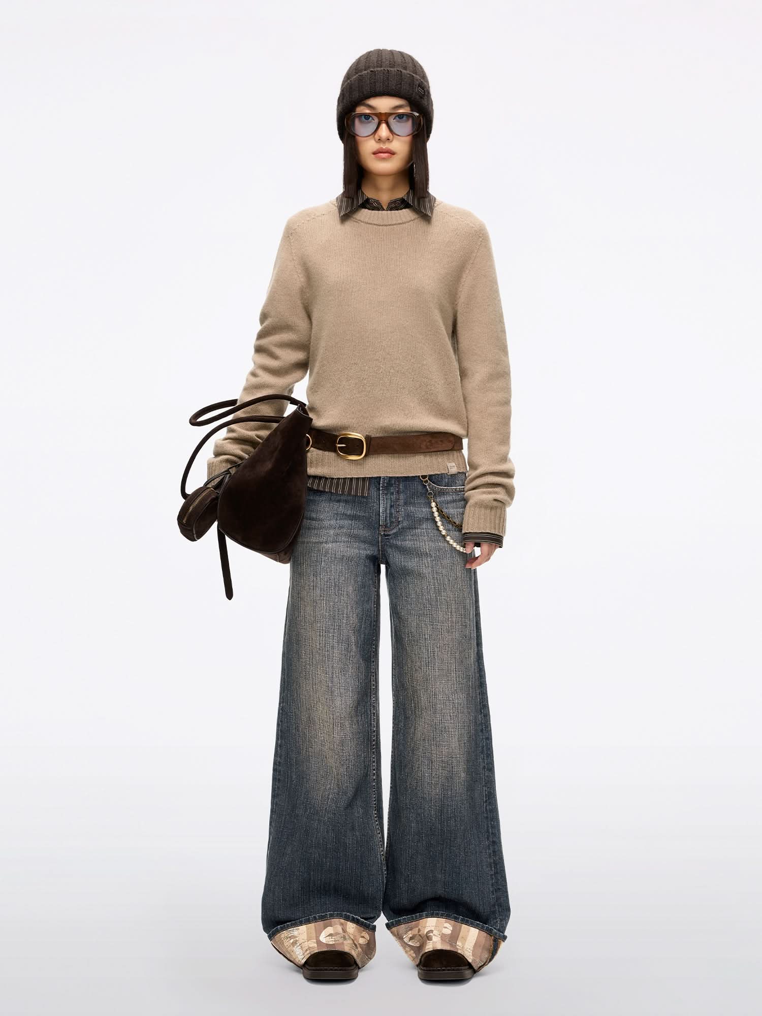 Crew Neck Wool Sweater