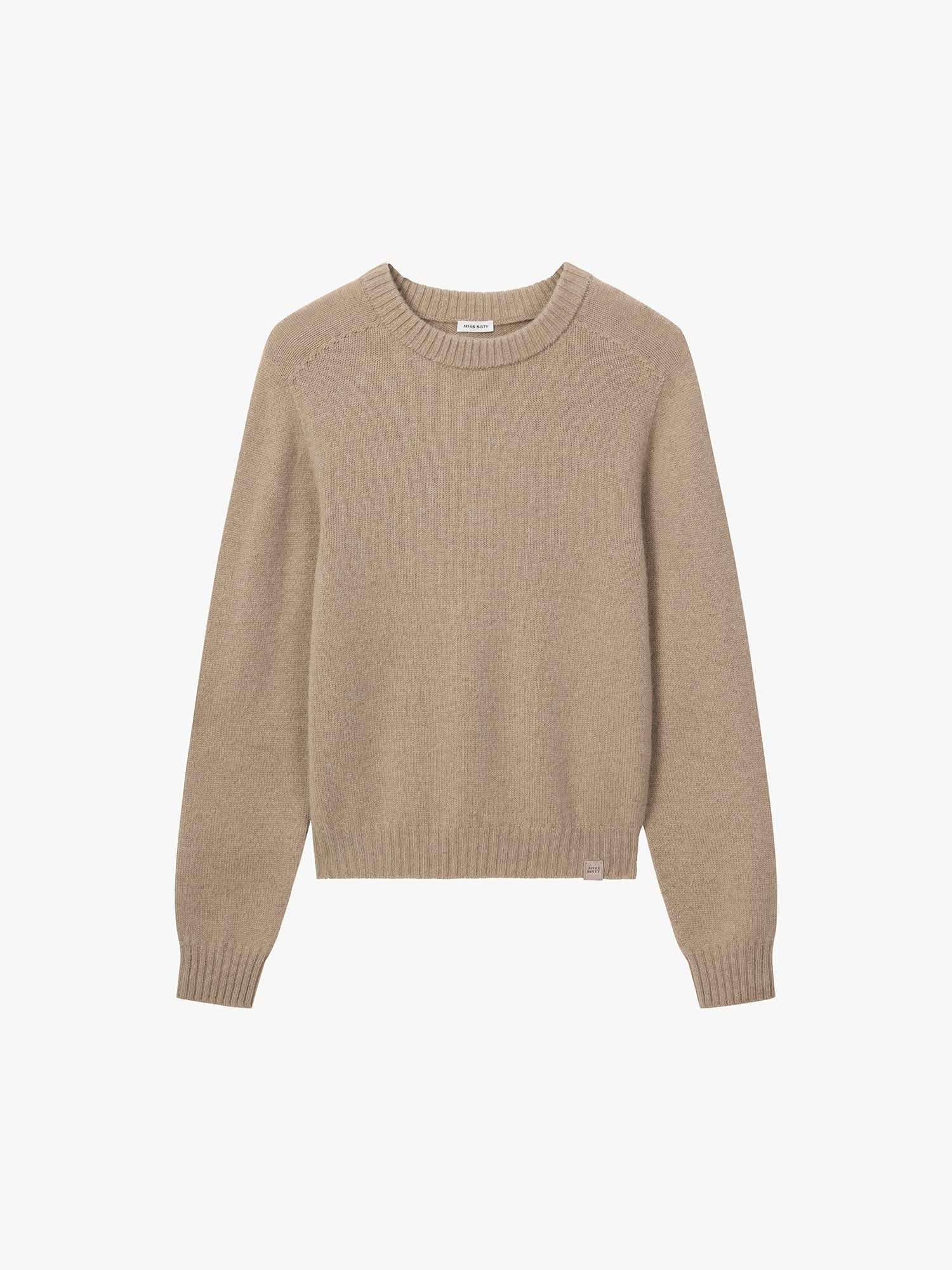 Crew Neck Wool Sweater