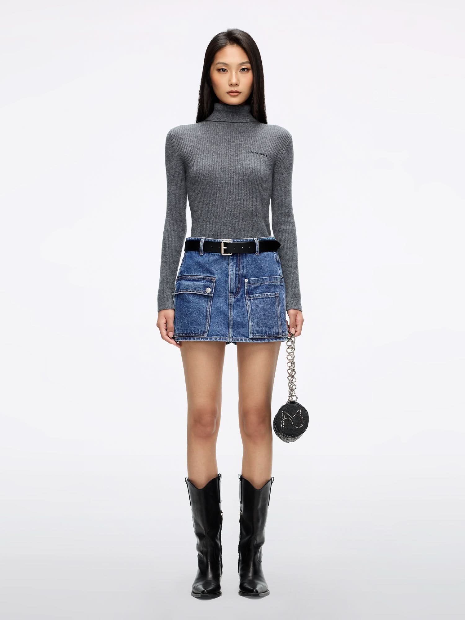 Wool and Cashmere Knit Top