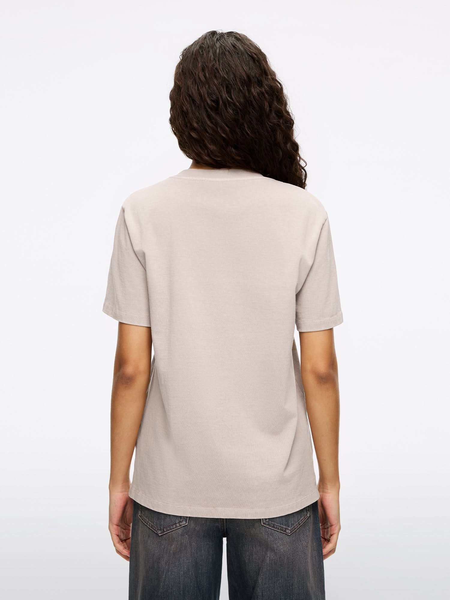 Rhinestone Embroidered T-Shirt