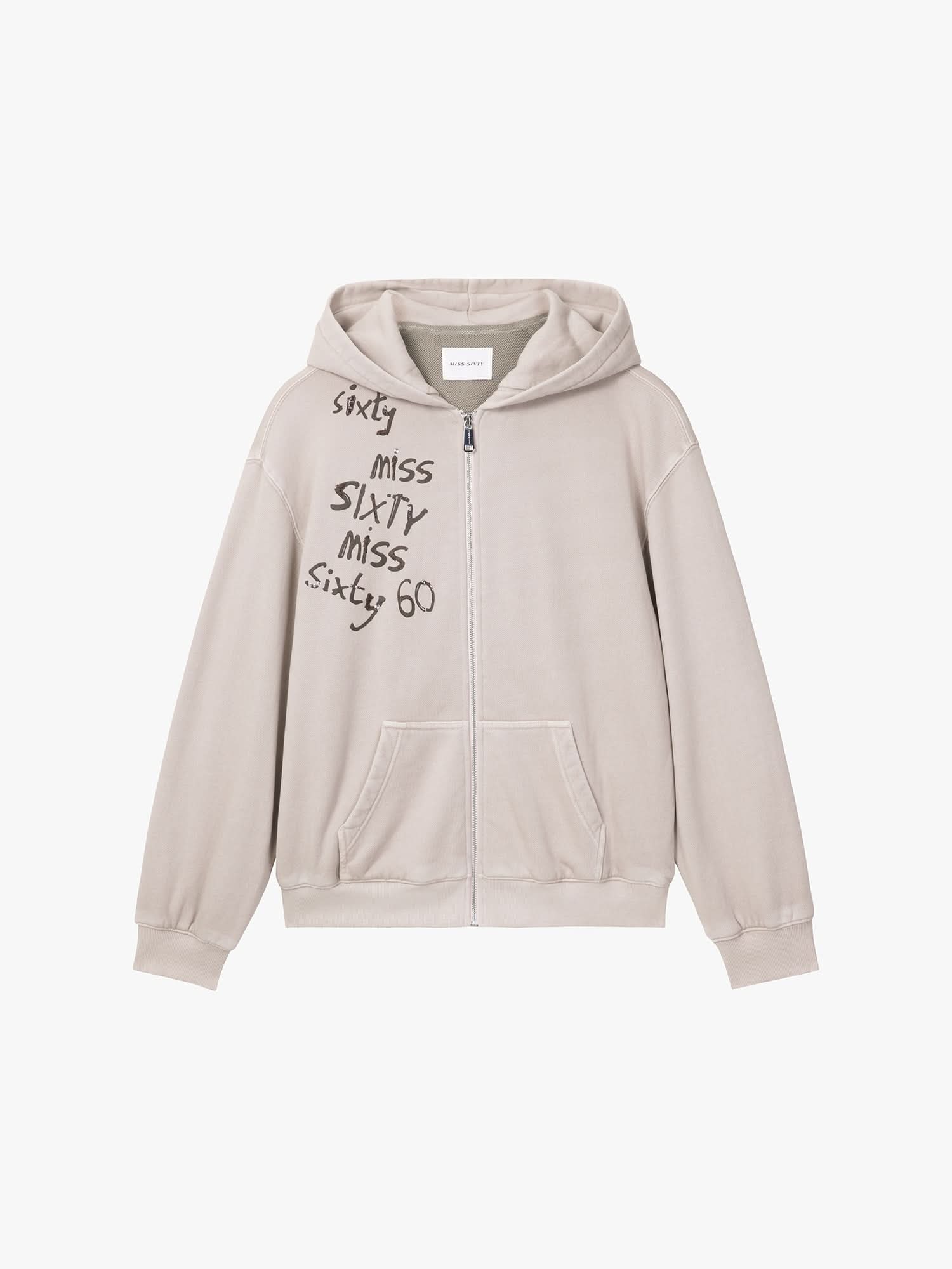Hooded Sweatshirt Jacket