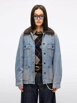 Utility Style Denim Jacket