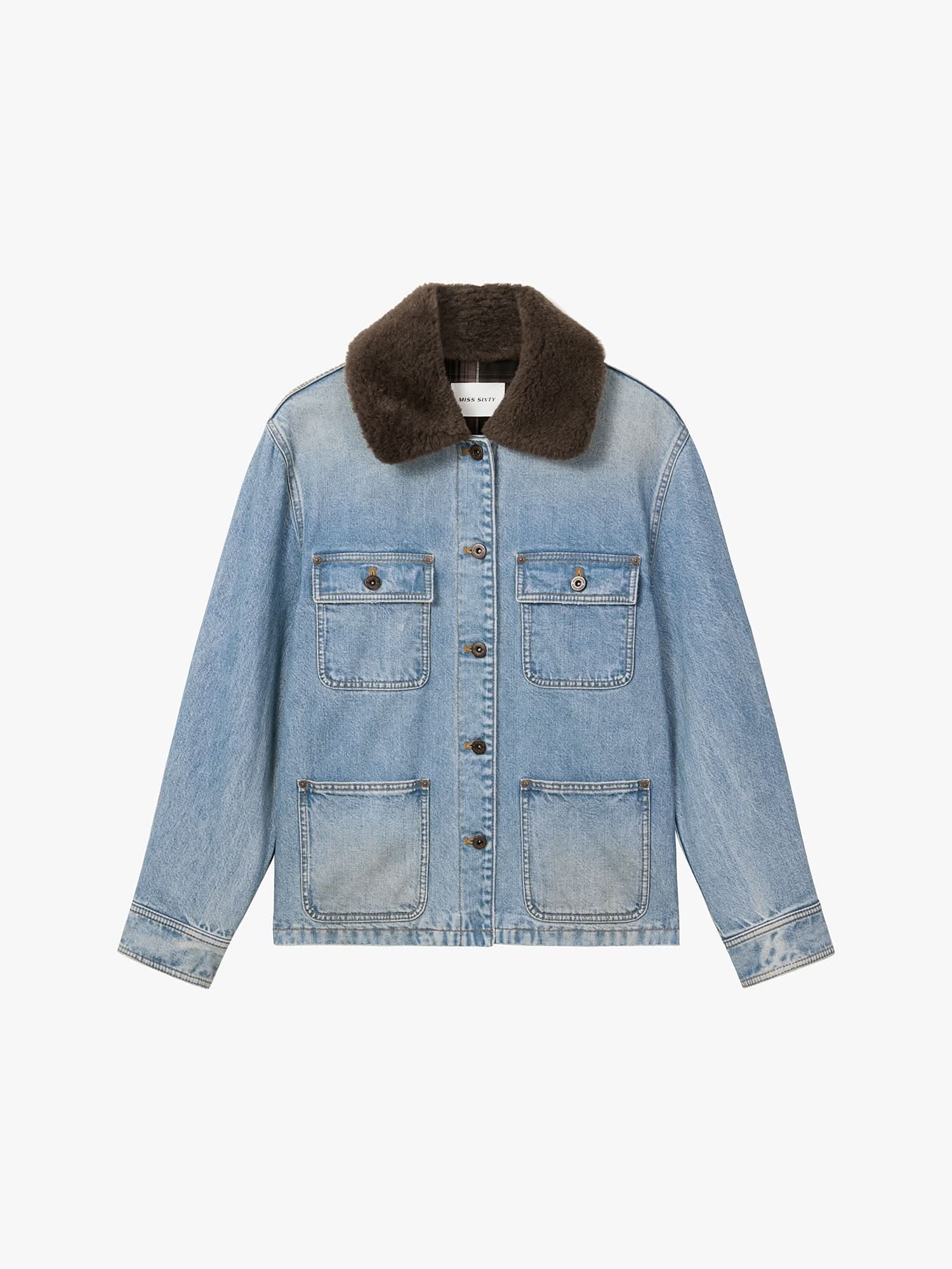 Utility Style Denim Jacket