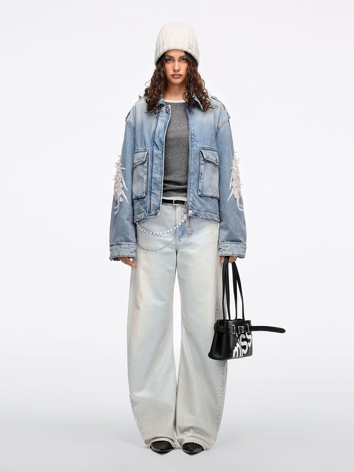 Embellished Denim Jacket - MISS SIXTY