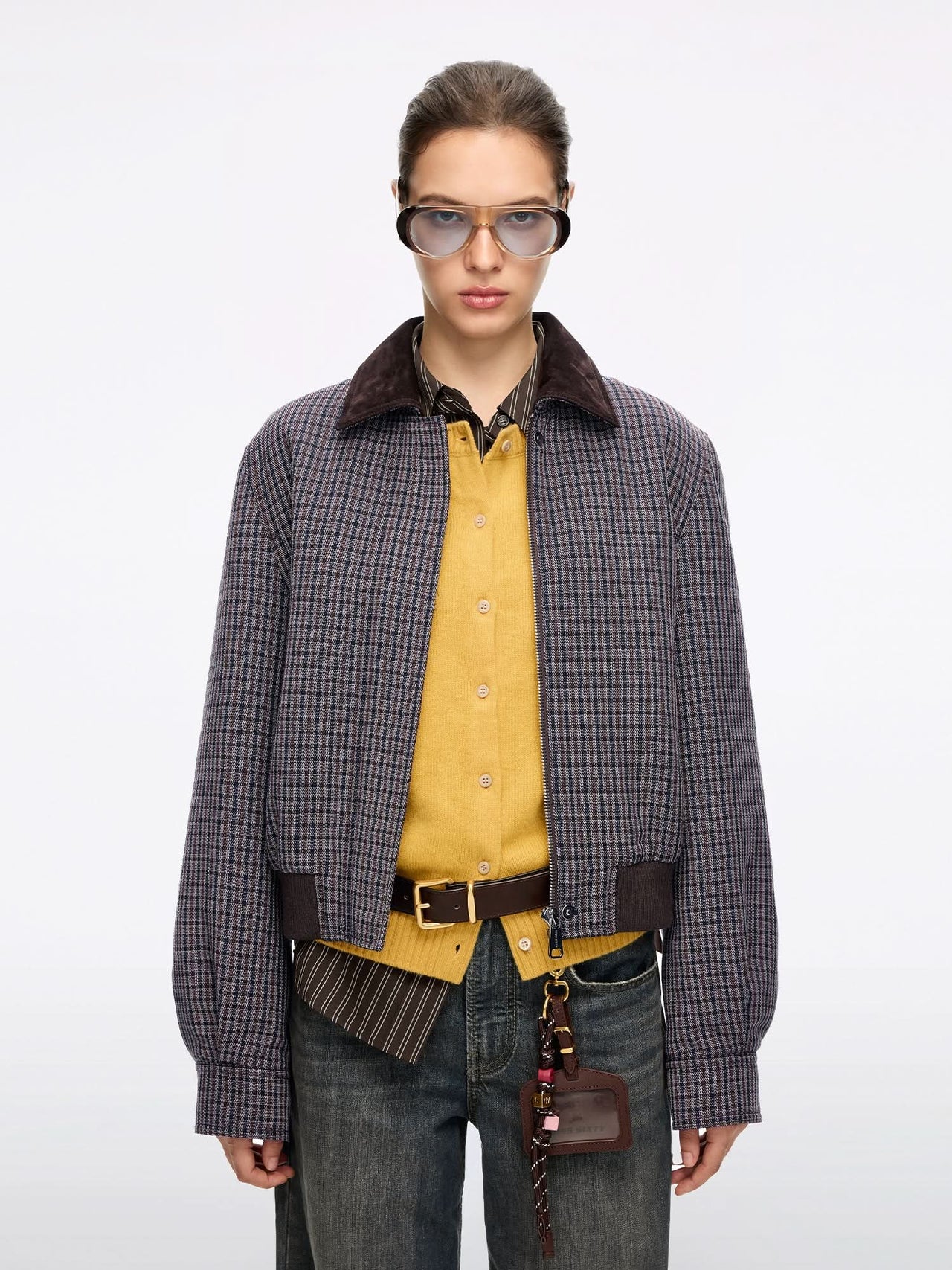Collared Cropped Jacket