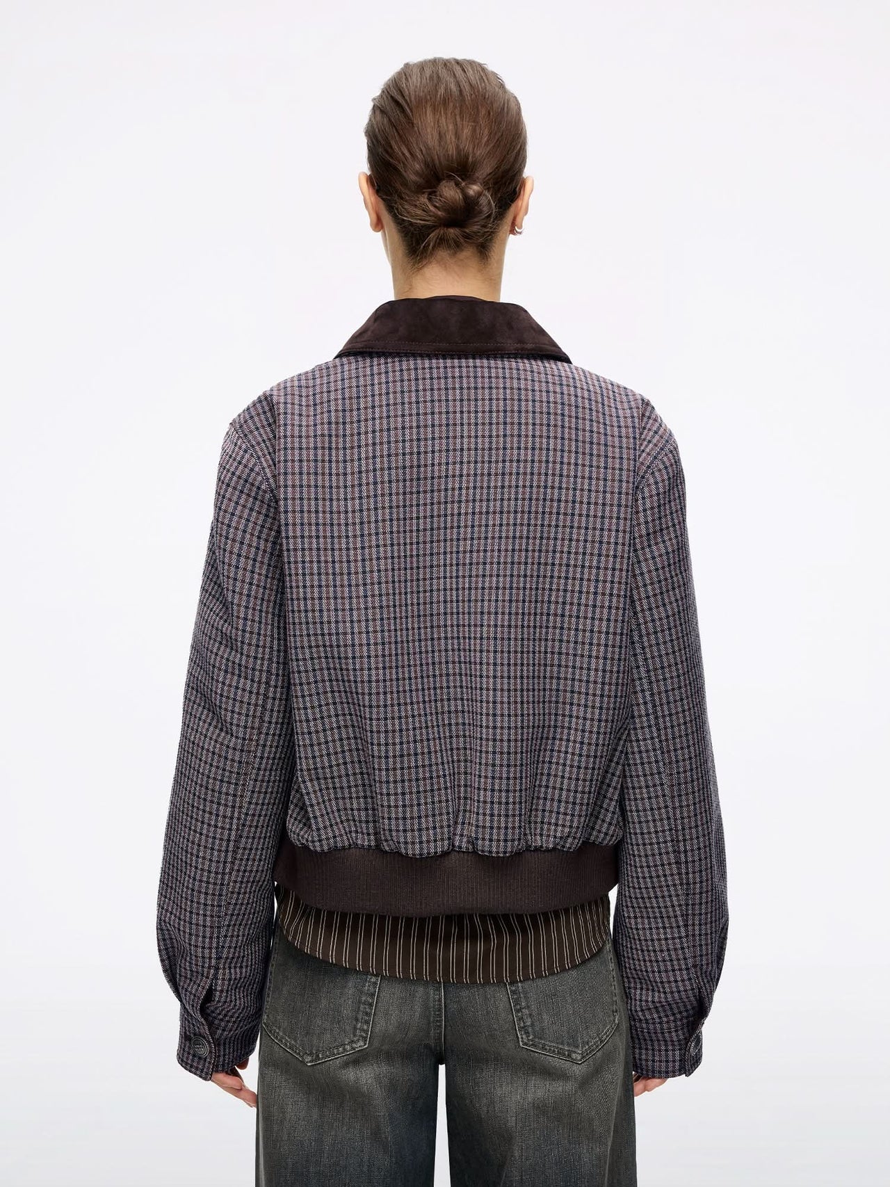 Collared Cropped Jacket