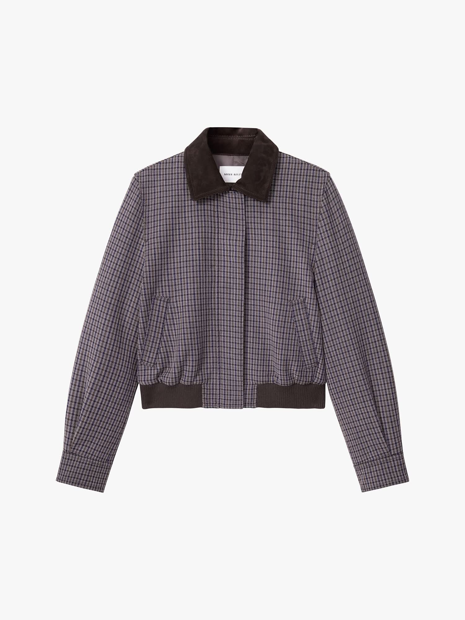Collared Cropped Jacket