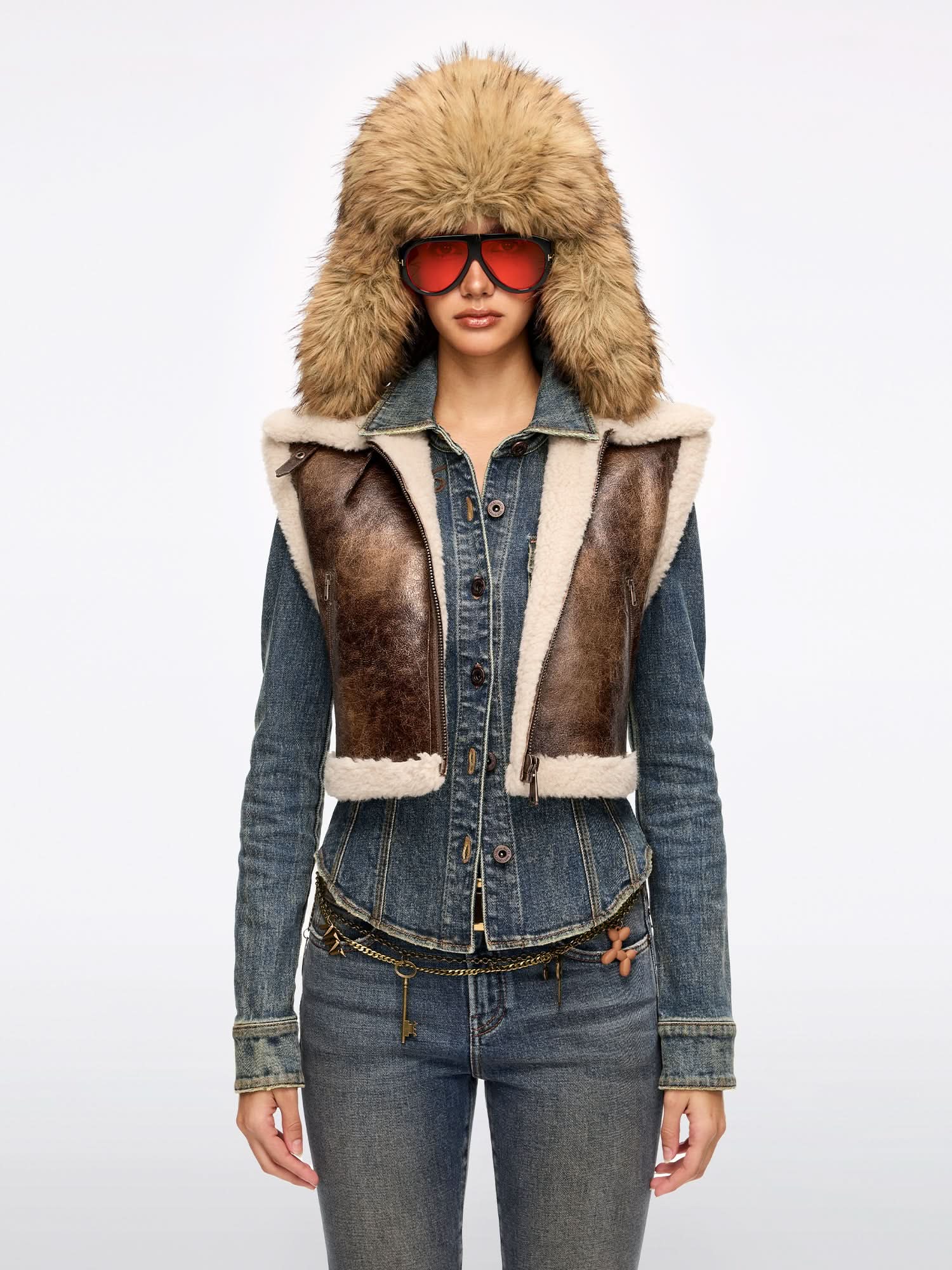 Eco-Friendly Faux Fur Vest