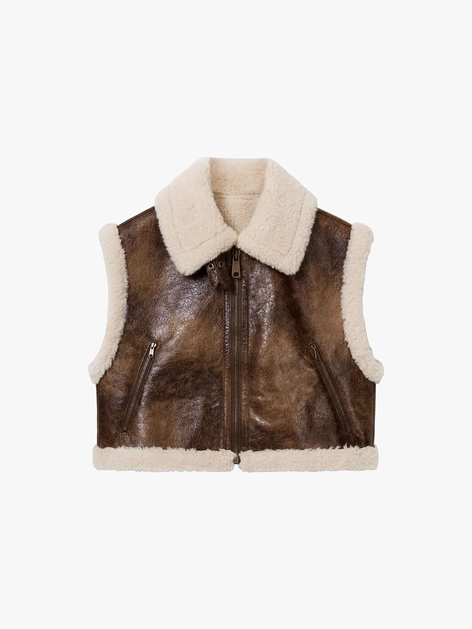 Eco-Friendly Faux Fur Vest