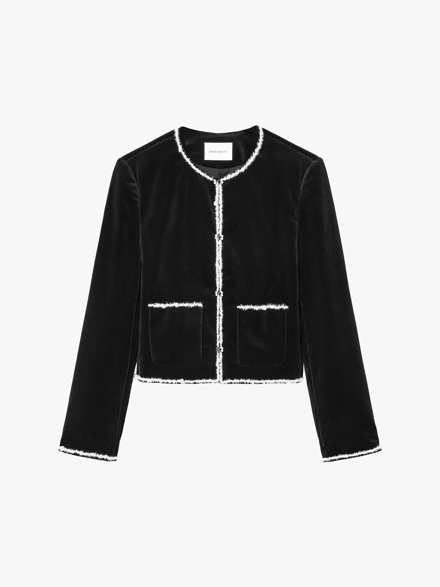 Embellished Velvet Jacket