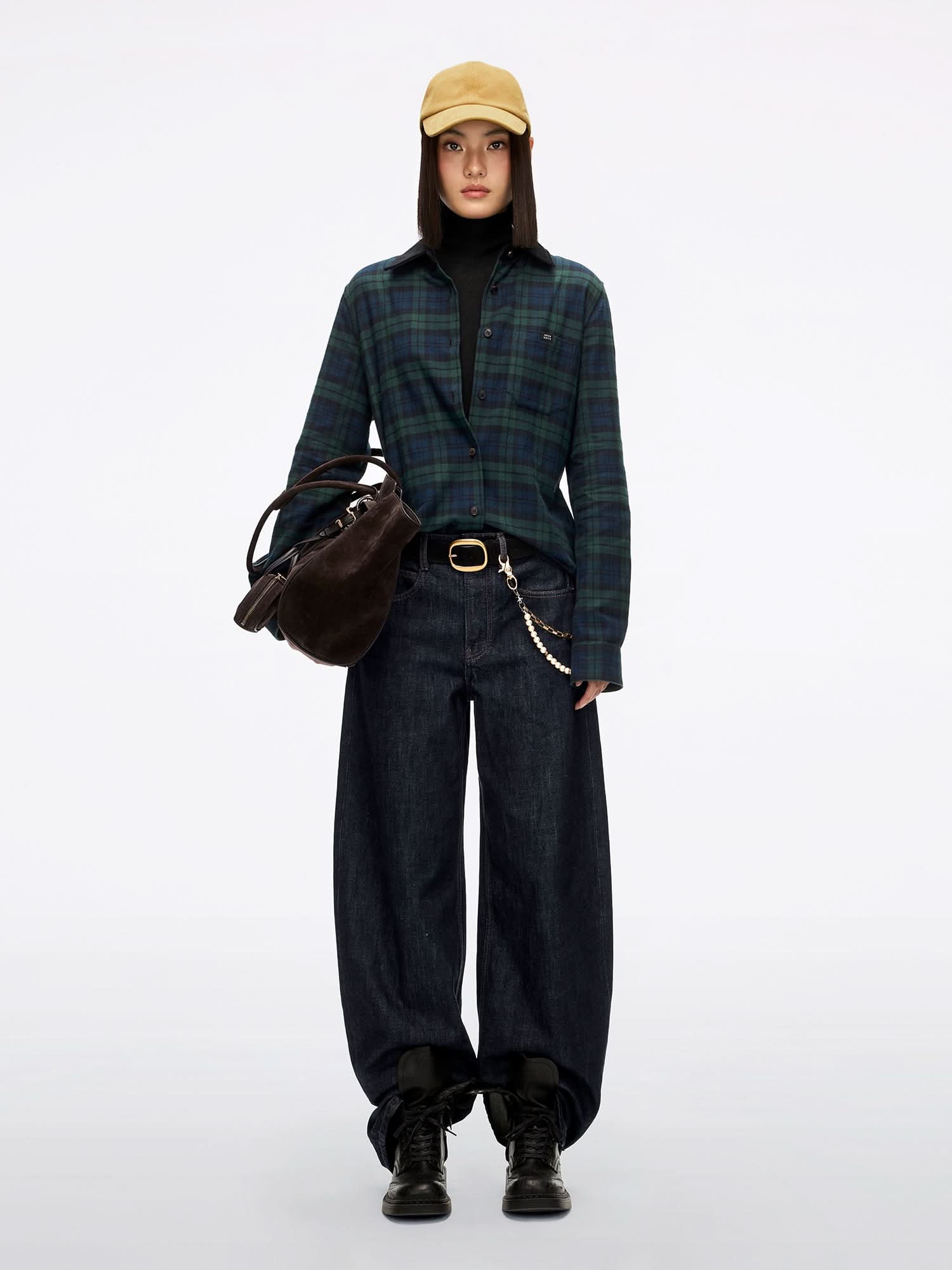 Collared Check Shirt