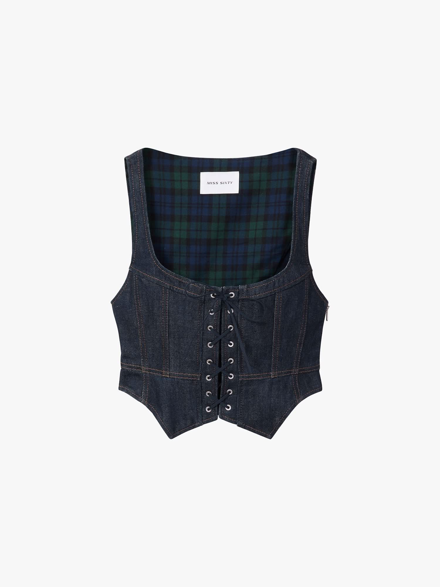 Denim Vest - MISS SIXTY