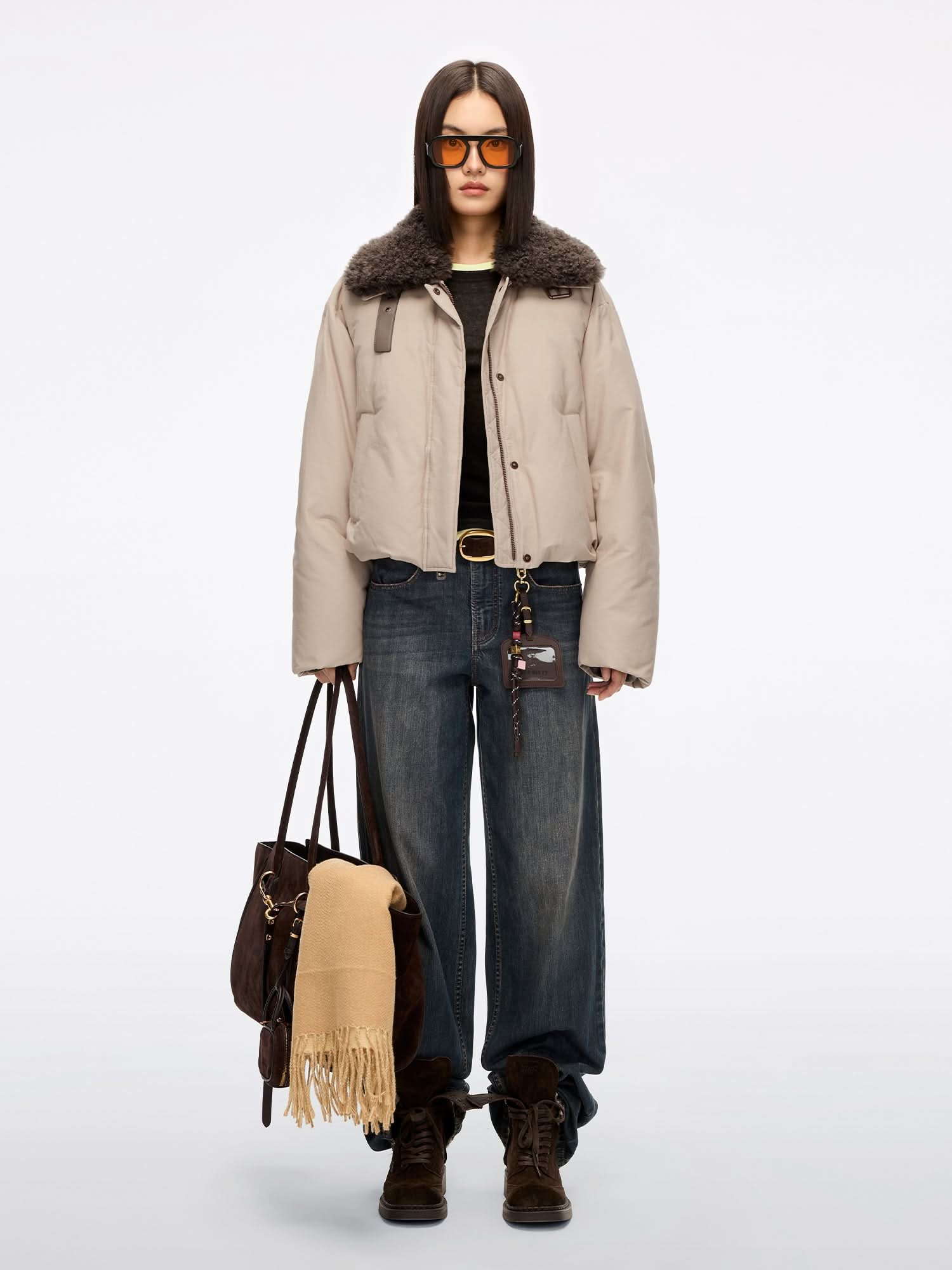 Lapel Down Jacket - MISS SIXTY