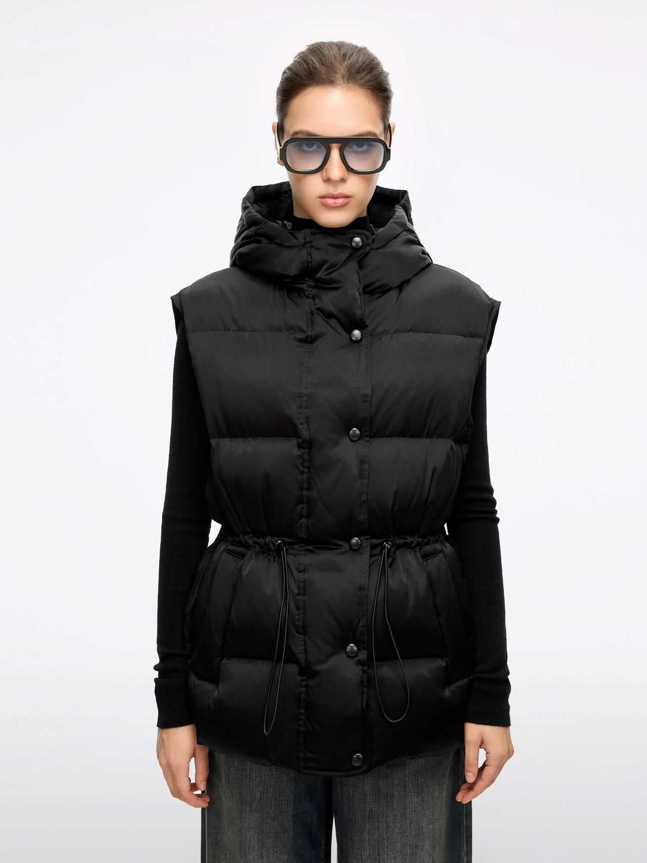 Hooded Down Vest