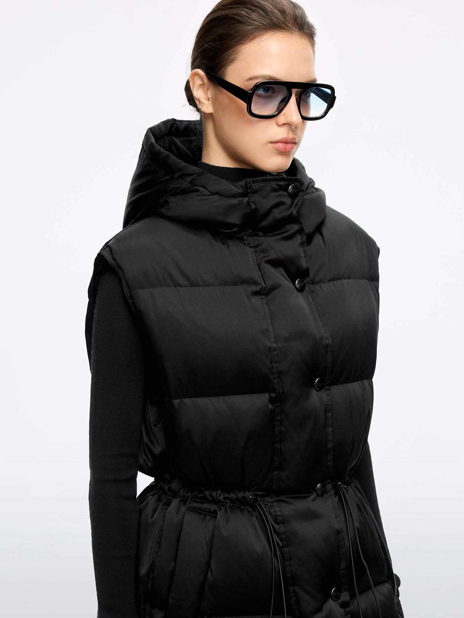 Hooded Down Vest