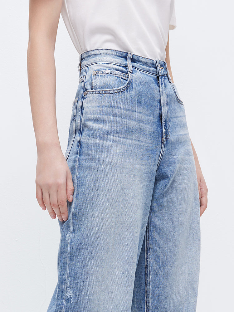 High Waisted Baggy Jeans