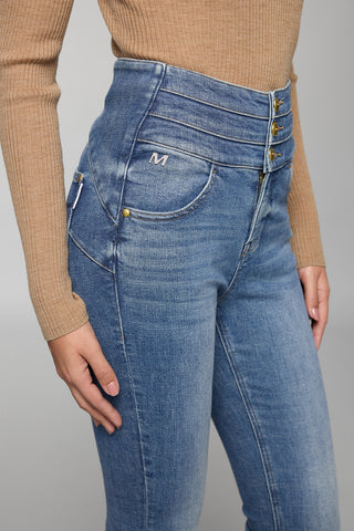 Vintage High Waist Slim Fit Jeans