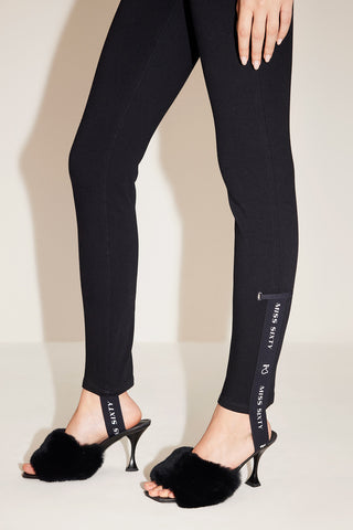 Black Stretchy Cropped Jeans