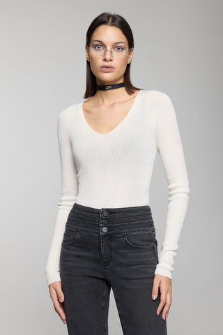 Sexy V-Neck Stretch Slim Fit Knit Wear