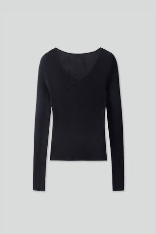 Sexy V-Neck Stretch Slim Fit Knit Wear