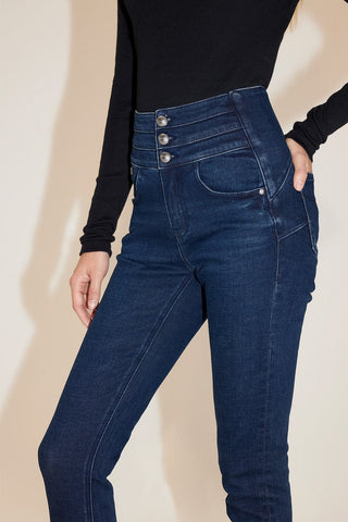 High Waist Slim Fit Jeans
