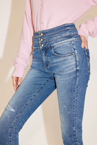 Vintage High Waist Ripped Jeans