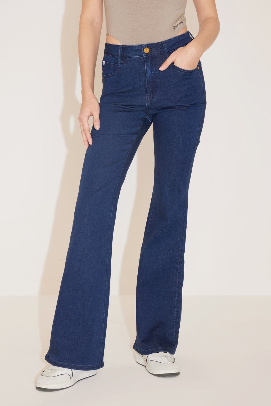 Acid Wash Bootcut Jeans