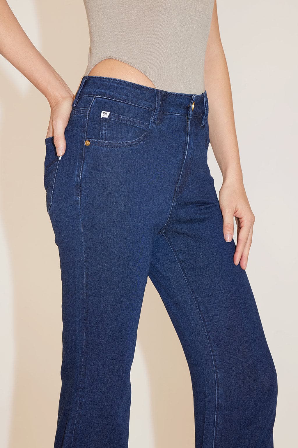 Acid Wash Bootcut Jeans