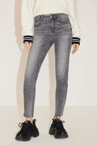 Dark Grey Slim Fit Jeans