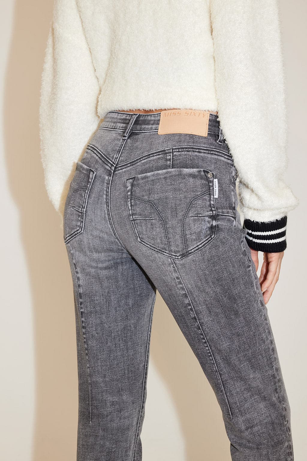 Dark Grey Slim Fit Jeans