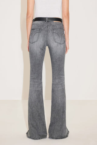 Bootcut Jeans With Front Slit