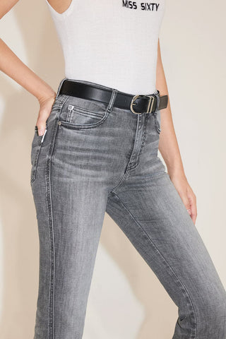 Bootcut Jeans With Front Slit