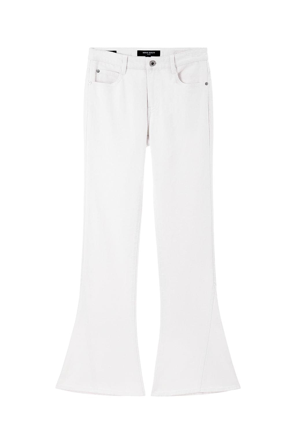 White Sexy Low Waist Flared Jeans