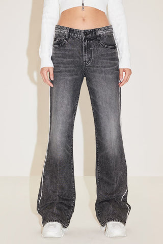 Vintage Patchwork Flared Jeans
