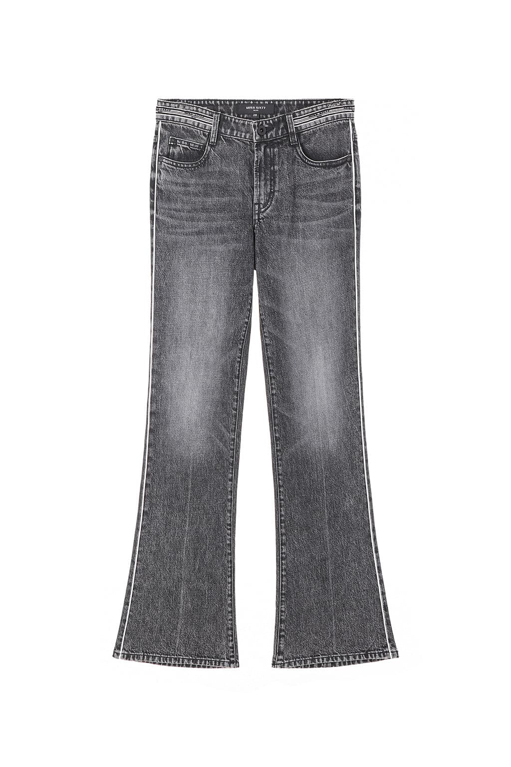 Vintage Patchwork Flared Jeans