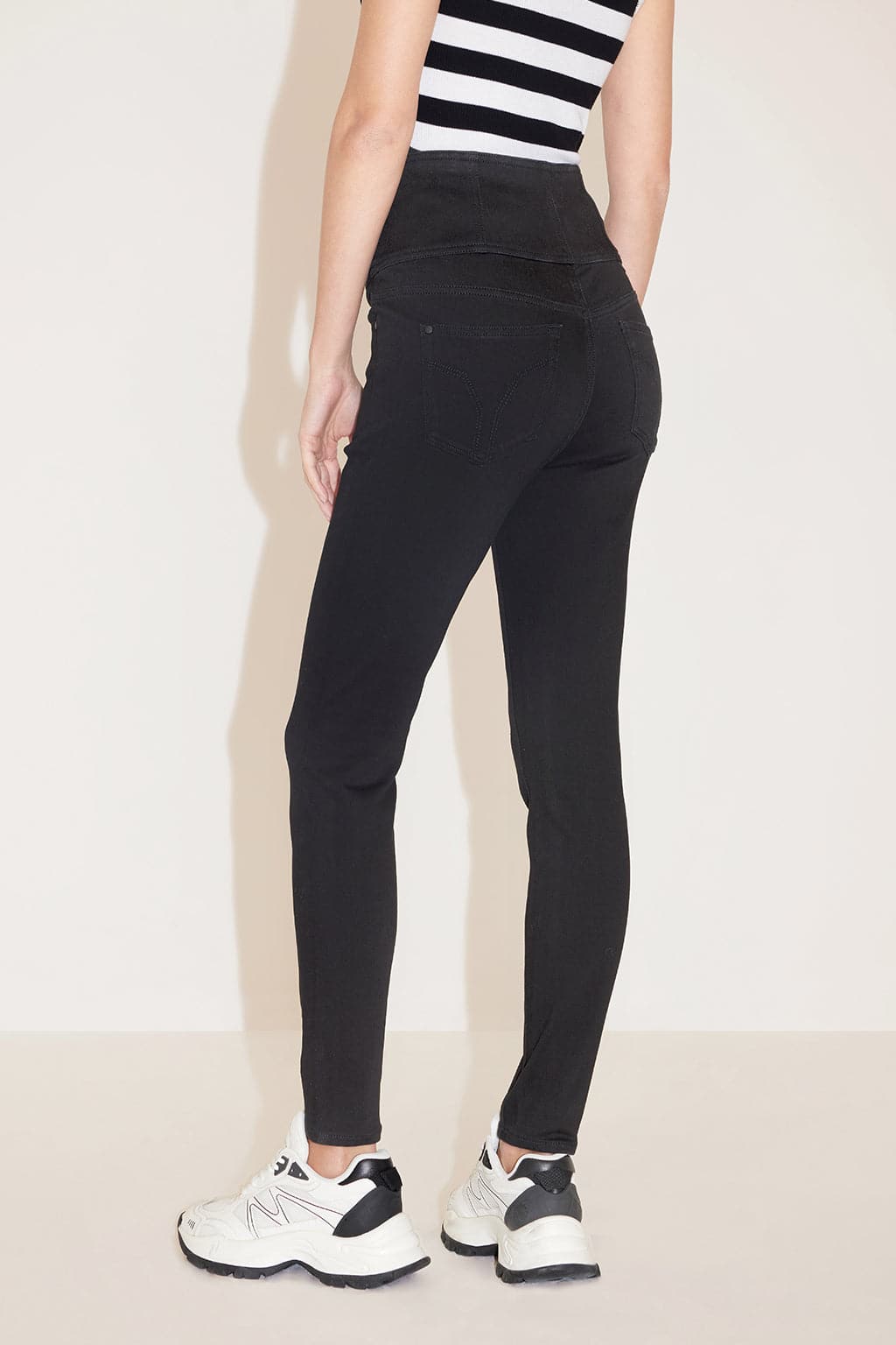 Black Super High Waist Jeans With Four Buttons – MISS SIXTY
